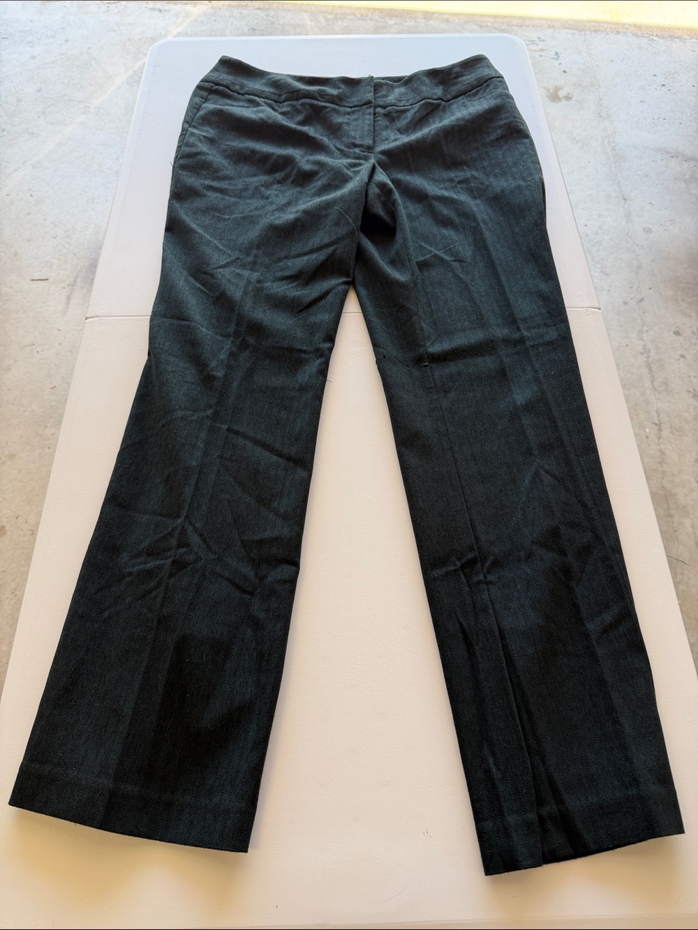 Woman’s Apt. 9  Curvy Fit Dark Green Pants, Size 12
